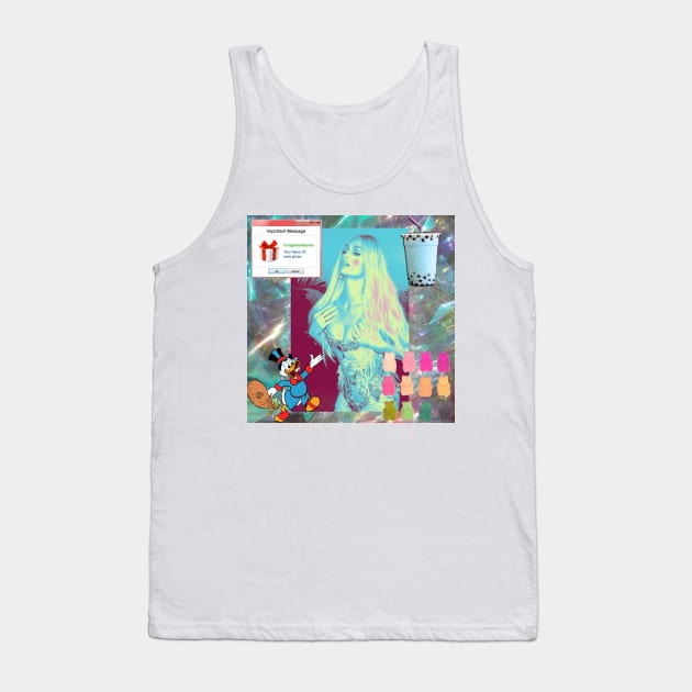 Paris Holographic Tank Top by DestroyMeDaddy